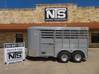 2025 2 horse Delta 2 Horse Bumper Pull Trailer