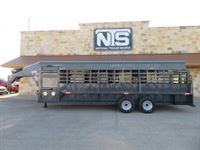 2025 Stock horse Big Bend 24' Livestock Gooseneck Trailer