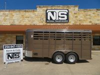 2025 Stock horse Delta 16' Livestock Bumper Pull Trailer