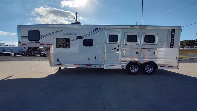 2026 Lakota Trailers Charger 3 Horse 9' Living Quarters