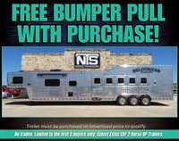 2026 5 horse Bloomer 5 Horse Side Load with 15'10" Outlaw Conversions