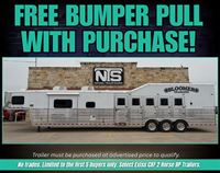 2026 5 horse Bloomer 5 Horse Side Load with 16'6" Outlaw Conversions