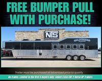 2026 5 horse Bloomer 5 Horse Side Load with 17'9" Outlaw Conversions