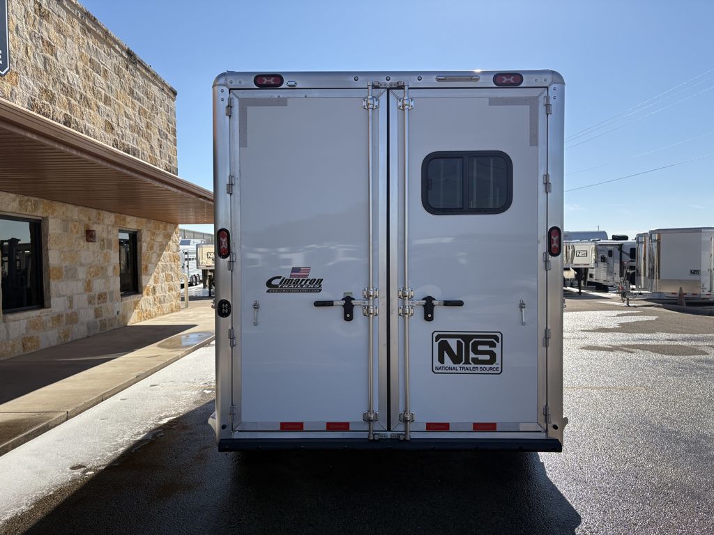 2026 Cimarron 3 horse bumper pull trailer