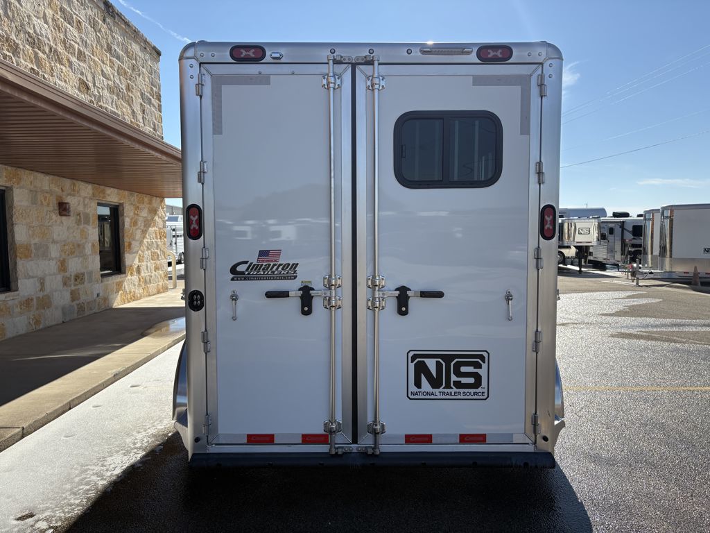2026 Cimarron 2 horse bumper pull trailer