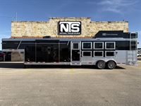 2026 4 horse SMC Patriot 4 Horse Side Load 13' Living Quarters