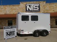 2025 2 horse Bar-M 2 Horse Bumper Pull Trailer