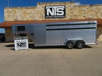 2025 Stock horse Cimarron 20' Livestock Gooseneck Trailer