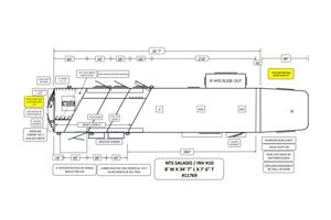2026 3 horse Bloomer 3 Horse Side Load with 17'9" Outlaw Conversions