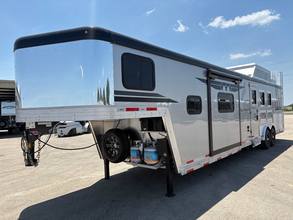 2027 Bison Silverado 3 Horse Side Load 13' Living Quarters