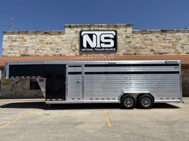 2027 Stock horse Cimarron 24' Livestock Gooseneck Trailer