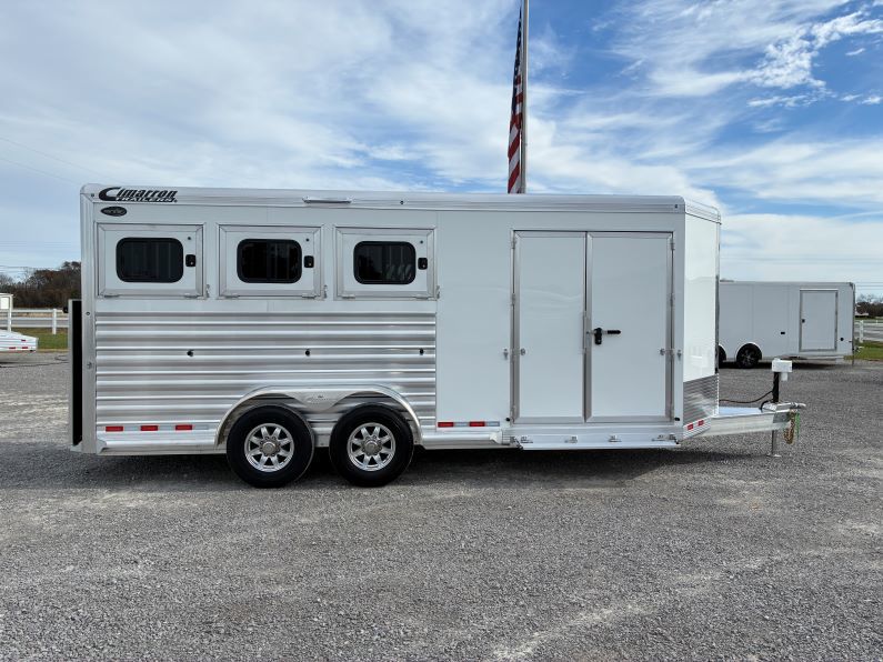 2026 Cimarron 3 horse custom tack room