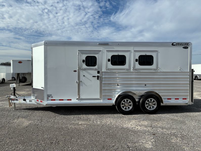 2026 Cimarron 3 horse custom tack room