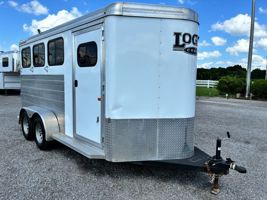 2022 3 Horse horse Logan Coach Bullseye 3 Horse Slant Load w/ Tack Room