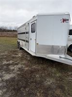 2026 Stock horse Frontier Trailers 8-Pen Stock Low Pro 7 x 20