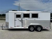 2025 3 horse Featherlite Trailers Horse Slant Load Bumper Pull