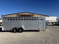 2025 Stock horse Frontier Trailers 24' Stock Gooseneck
