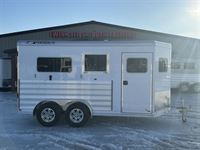 2026 2 horse Featherlite Trailers 2 Horse Bumper Pull Straight Load 9300
