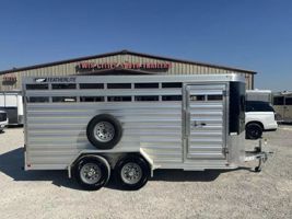 2024 1 horse Featherlite Trailers 16' Stock Bumper Pull