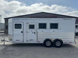 2025 3 horse Featherlite Trailers Horse Slant Load Bumper Pull