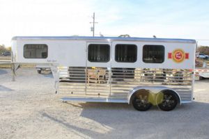 2024 3 horse Sundowner Trailers 3 Horse Slant Load Gooseneck