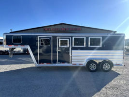 2026 3 horse Featherlite Trailers 3 Horse Gooseneck 9600