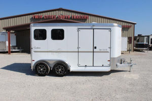 2025 2 horse Sundowner Trailers 2 Horse Slant Load Super Tack