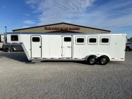 2007 4 horse Exiss Trailers 4 Horse Gooseneck SS/408