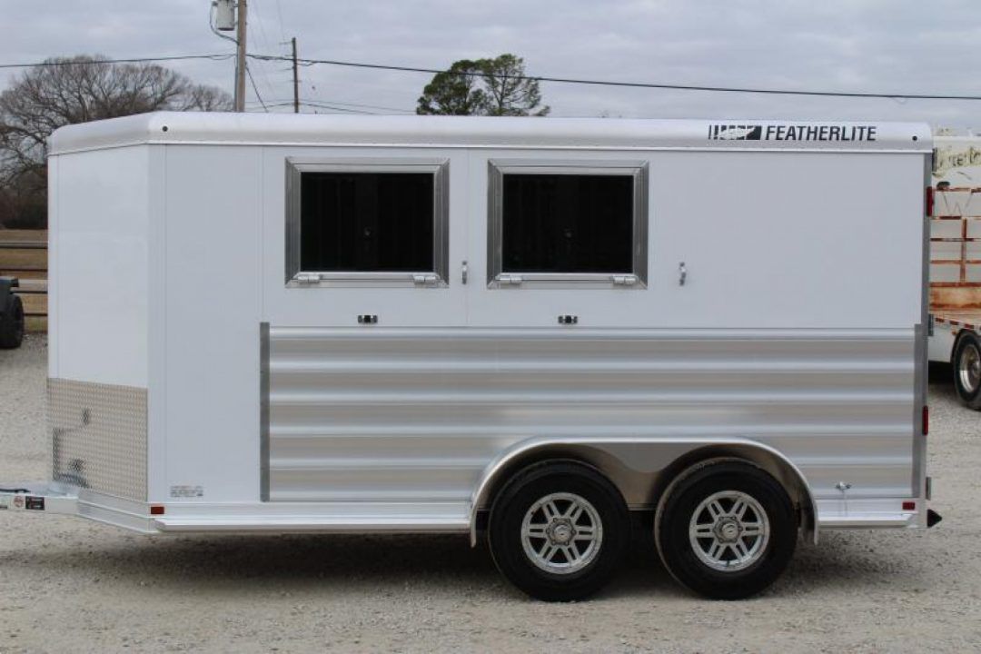 2025 Featherlite 2 horse slant nose bumper pull
