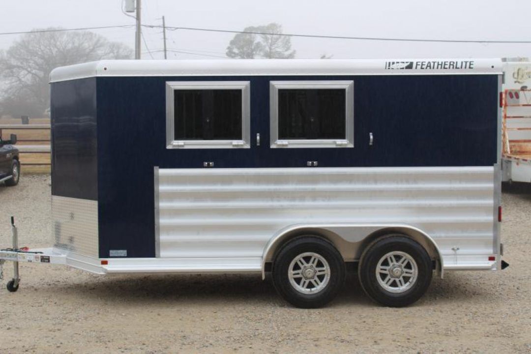 2025 Featherlite 2 horse slant nose bumper pull