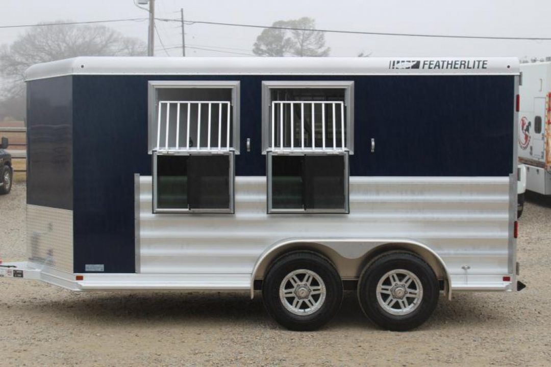 2025 Featherlite 2 horse slant nose bumper pull