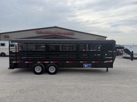 2024 Stock horse Gooseneck Trailer MFG 24' Stock Gooseneck