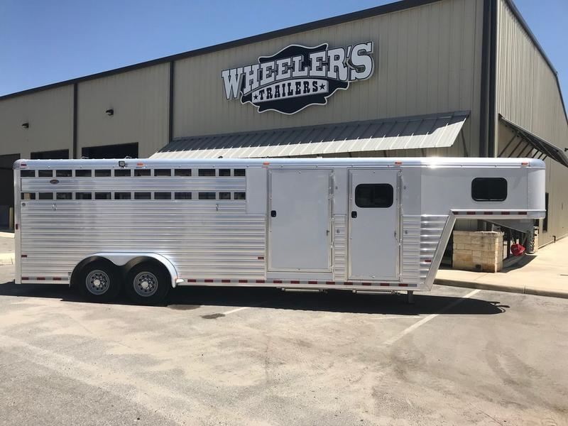 2016 hart trailers 24 stock combo with separate tack